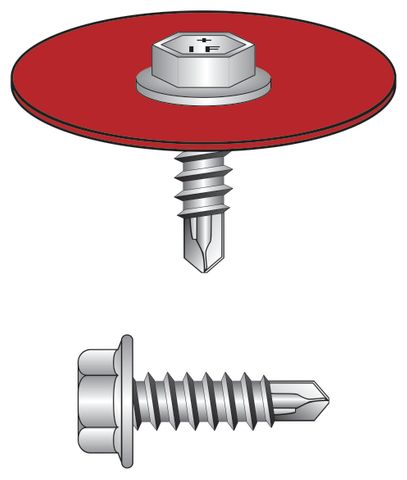 10g x 25mm SteelMates® Hex 30+