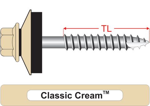 220530.2200 Classic Cream™ TimberMates® - Hex & 25mm Multi-Seal