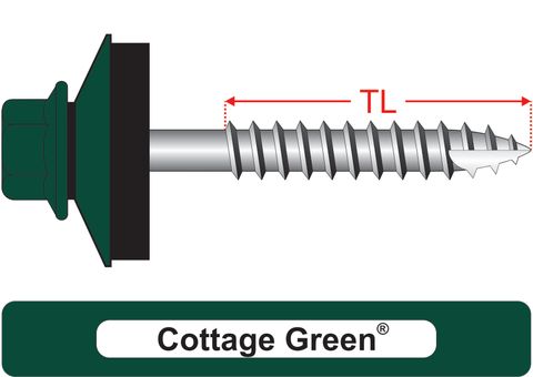 220530.2500 Cottage Green® TimberMates® - Hex & 25mm Multi-Seal