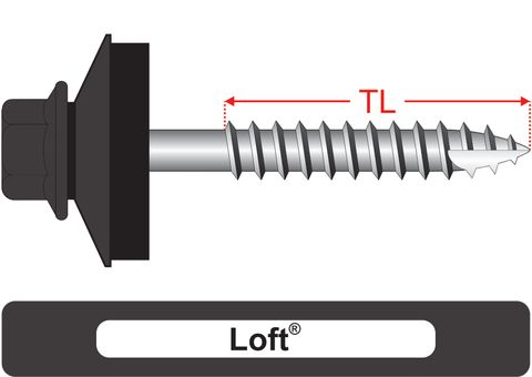 220530.5300 Loft® TimberMates® - Hex & 25mm Multi-Seal