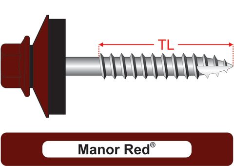 220530.5500 Manor Red® TimberMates® - Hex & 25mm Multi-Seal