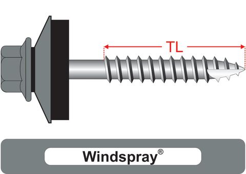 220530.9100 Windspray® TimberMates® - Hex & 25mm Multi-Seal