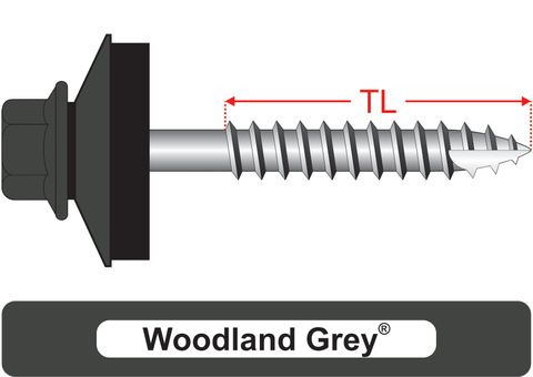 220530.9300 Woodland Grey® TimberMates® - Hex & 25mm Multi-Seal