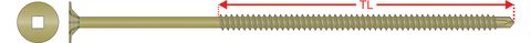 120370 SteelMates® - Bugle Rib Head