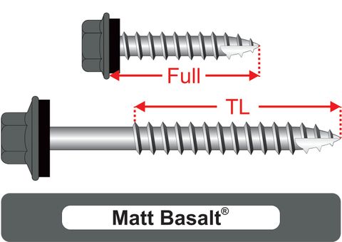 220520.5700 Matt Basalt® TimberMates® - Hex Seal