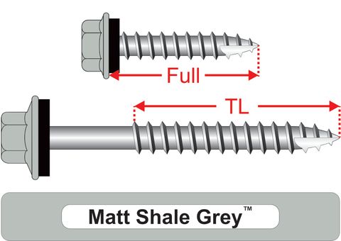 220520.6100 Matt Shale Grey™ TimberMates® - Hex Seal