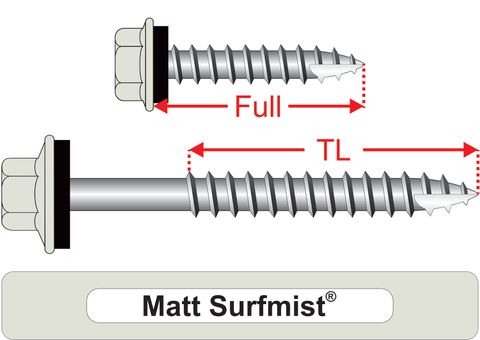 220520.6200 Matt Surfmist® TimberMates® - Hex Seal