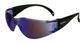 650215 'Texas' Blue Mirror Safety Glasses with Anti Fog