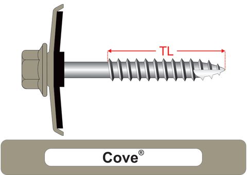 220550.2600 Cove® TimberMates® - Cyclone Assemblies for Square Rib