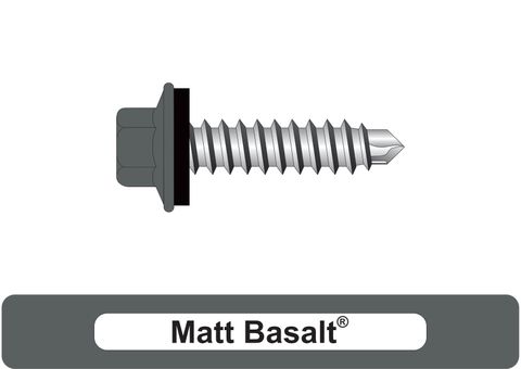 220130.5700 Matt Basalt® RoofMates® - Hex Seal, Valley Fix