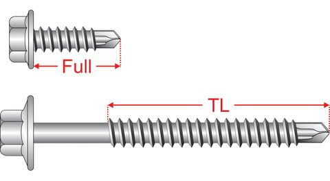 10g x 16mm SteelMates® Hex 30+