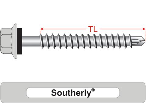 220110.8400 Southerly® RoofMates® - Hex Seal, Roofing Screws