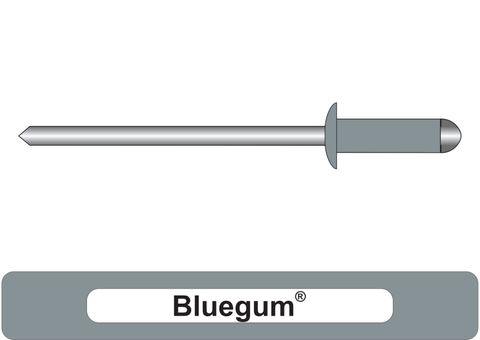 401000.1400 Bluegum® Aluminium Rivets with Steel Stem - Dome Head