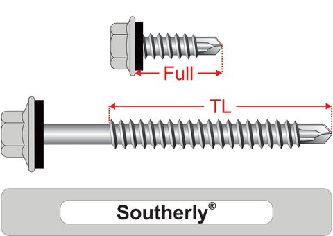 220230.8400 Southerly® SteelMates® - Hex Seal, Coarse Thread