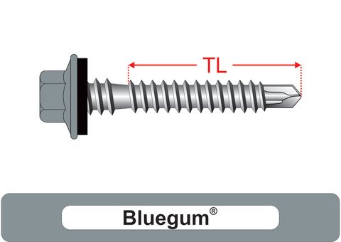 220200.1400 Bluegum® SteelMates® - Crest-Lok™ Roofing Screws