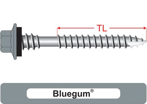 220500.1400 Bluegum® TimberMates® - Crest-Lok™ Roofing Screws