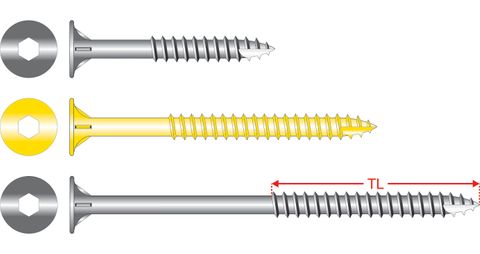 150100 TimberMates® - Bugle Rib Head