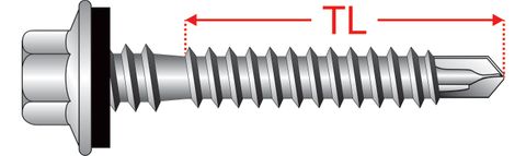 120100 SteelMates® - Crest-Lok™ Roofing Screws