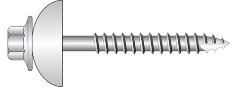 160020 Polycarb TimberMates® - Hex & Polycarb Washer