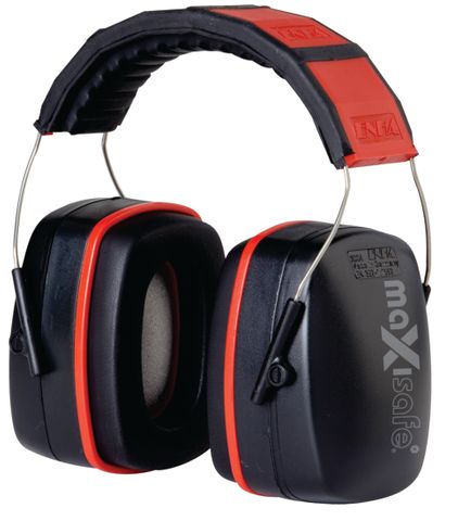 650310 Red Rockman 3004 Earmuffs Class 5 - 32dB