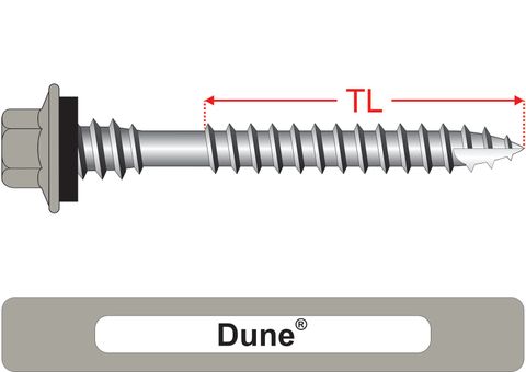 220500.3200 Dune® TimberMates® - Crest-Lok™ Roofing Screws