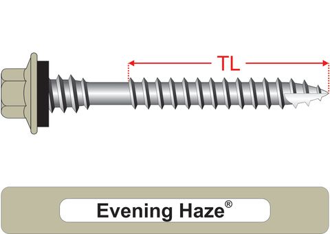 220500.3500 Evening Haze® TimberMates® - Crest-Lok™ Roofing Screws