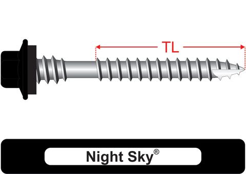 220500.7600 Night Sky® TimberMates® - Crest-Lok™ Roofing Screws