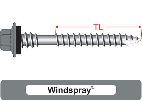 220500.9100 Windspray® TimberMates® - Crest-Lok™ Roofing Screws