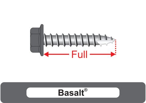 220510.1100 Basalt® TimberMates® - Hex Head