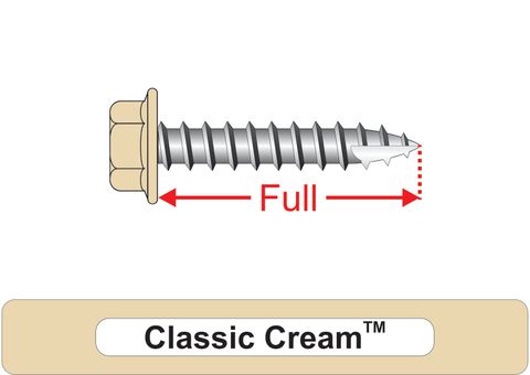 220510.2200 Classic Cream™ TimberMates® - Hex Head