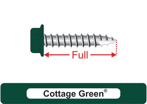 220510.2500 Cottage Green® TimberMates® - Hex Head