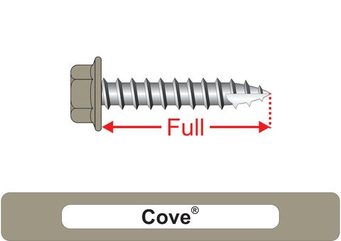 220510.2600 Cove® TimberMates® - Hex Head