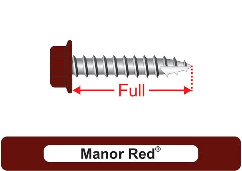 220510.5500 Manor Red® TimberMates® - Hex Head