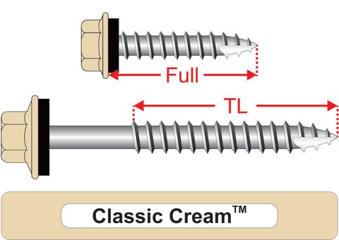 220520.2200 Classic Cream™ TimberMates® - Hex Seal