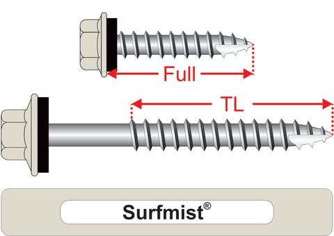 220520.8500 Surfmist® TimberMates® - Hex Seal