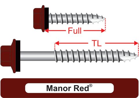 220520.5500 Manor Red® TimberMates® - Hex Seal