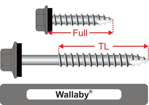 220520.8800 Wallaby® TimberMates® - Hex Seal