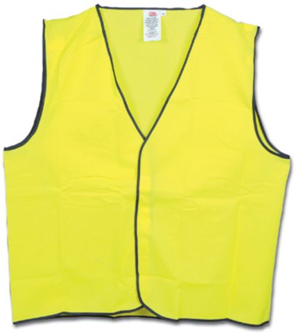 650605 Hi-Vis Yellow Safety Vest- Day Use (Class D)