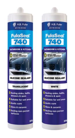 404260.8700 Translucent FulaSeal™ 740, Wet & Sanitary Area Acetic Cure Silicone