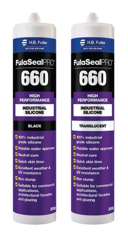 404330.1200 Black FulaSeal™ PRO 660 High Performance, Neutral Cure Silicone Adhesive Sealant