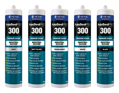 404220.3900 Grey FulaSeal PRO 300 Premium Grade Neutral Cure Industrial Silicone