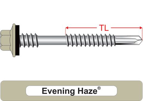 220210.3500 Evening Haze® SteelMates® - Crest-Lok™ Type Z Roofing Screws