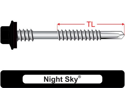 220210.7600 Night Sky® SteelMates® - Crest-Lok™ Type Z Roofing Screws