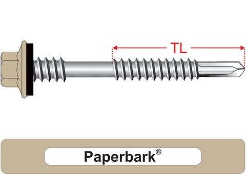 220210.8100 Paperbark® SteelMates® - Crest-Lok™ Type Z Roofing Screws