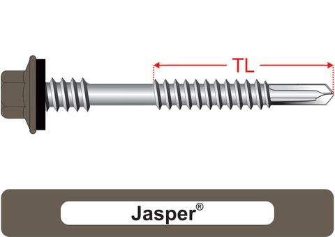 220210.4800 Jasper® SteelMates® - Crest-Lok™ Type Z Roofing Screws