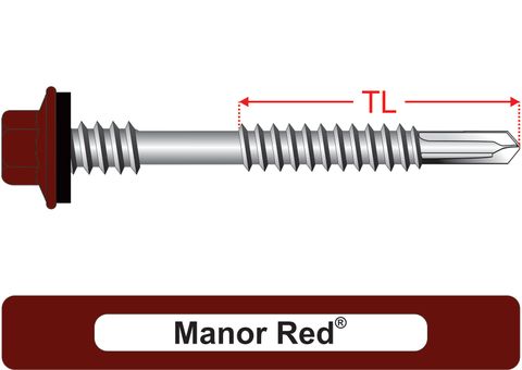 220210.5500 Manor Red® SteelMates® - Crest-Lok™ Type Z Roofing Screws