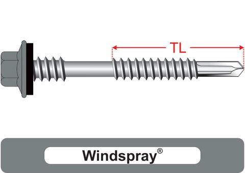 220210.9100 Windspray® SteelMates® - Crest-Lok™ Type Z Roofing Screws