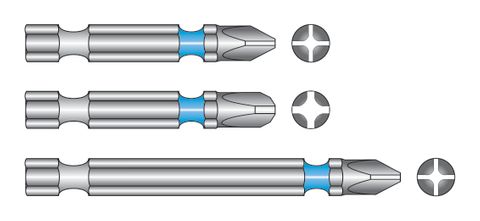 403060 Phillips Single End TorsionZone Drive Bits