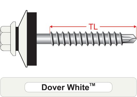 220240.3100 Dover White™ SteelMates® - Hex & 25mm Multi-Seal