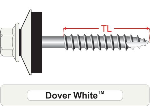 220530.3100 Dover White™ TimberMates® - Hex & 25mm Multi-Seal